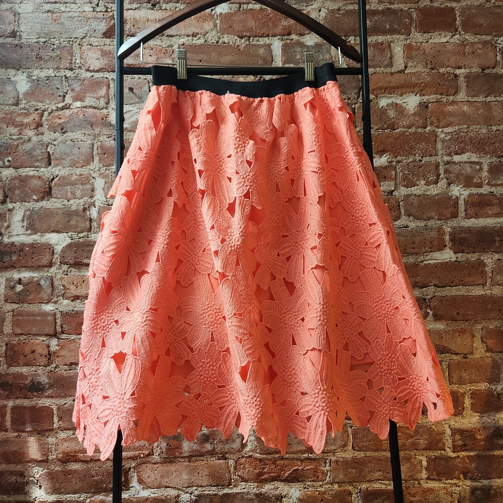 Xhilaration Pink A-Line Knee-Length Skirt